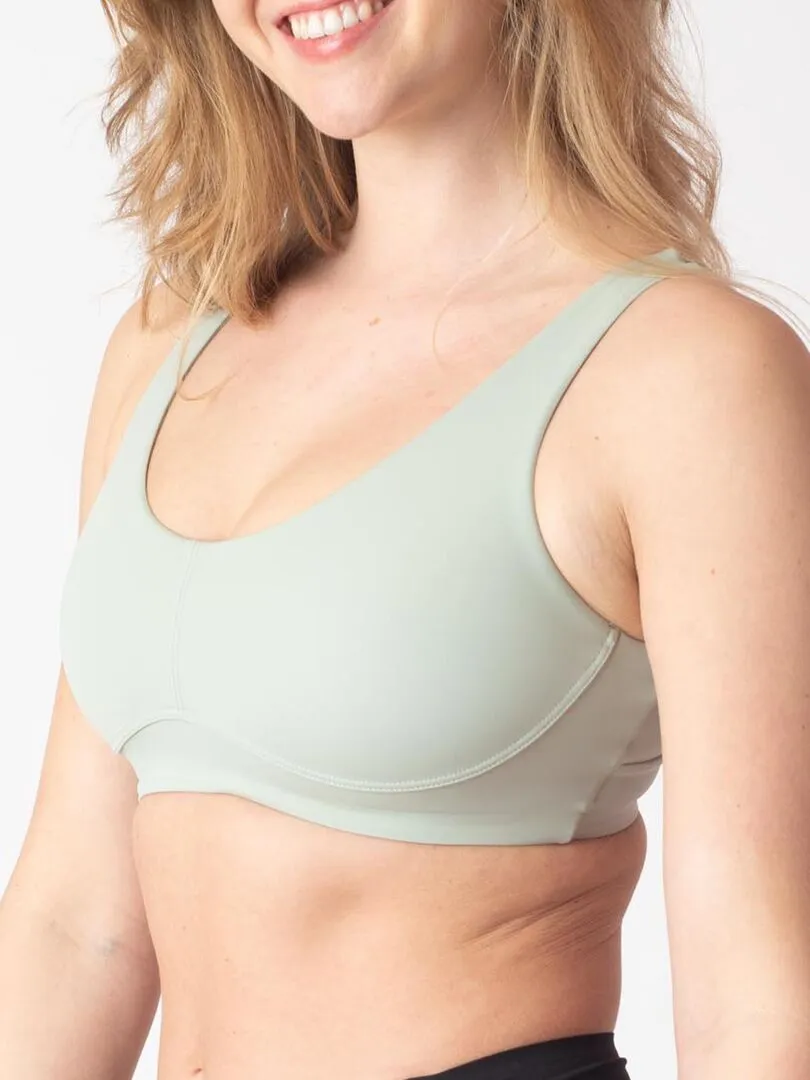 Billie brassiere micro kaki - Vert kaki clair