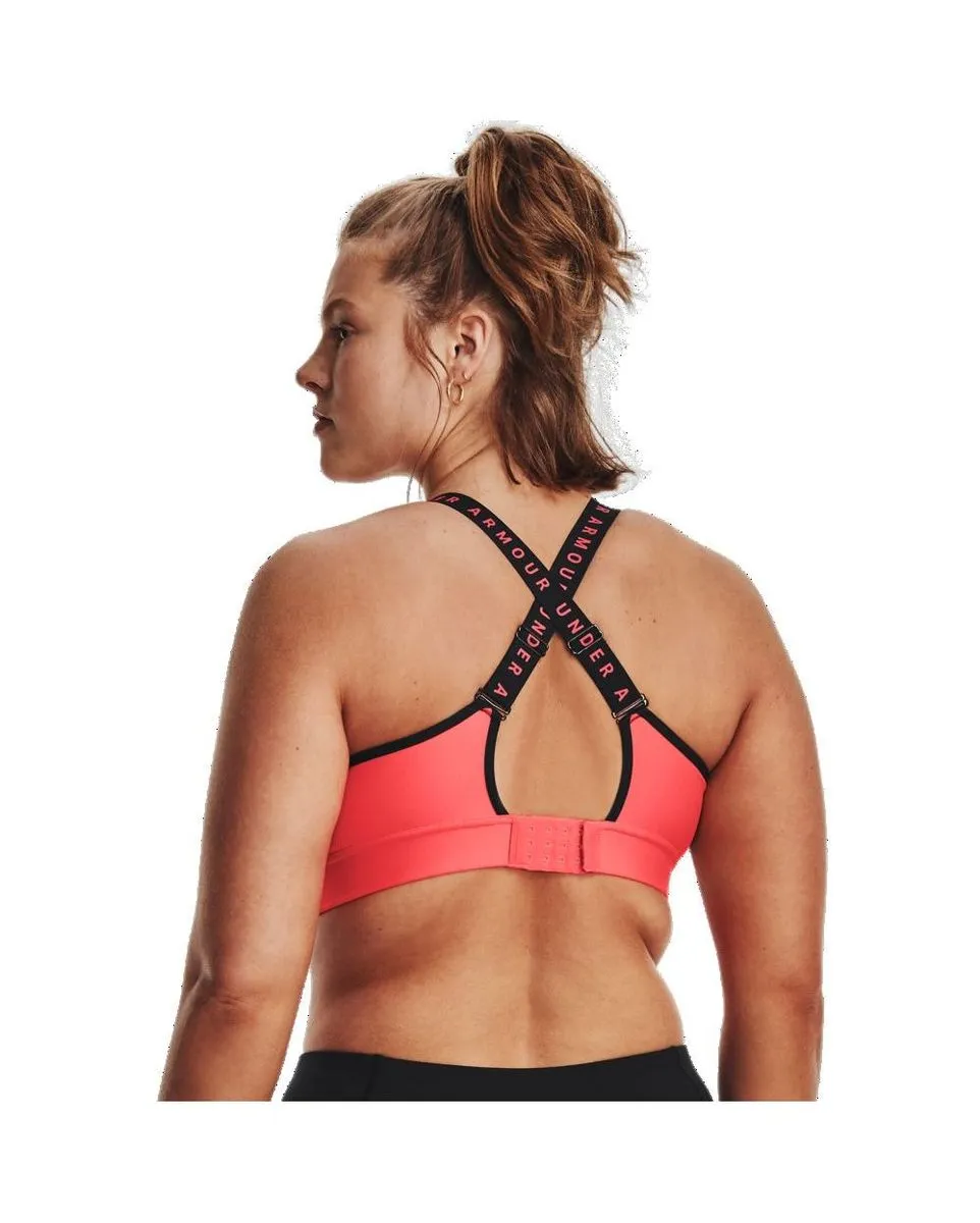 Brassière Femme UA INFINITY MID COVERED Orange