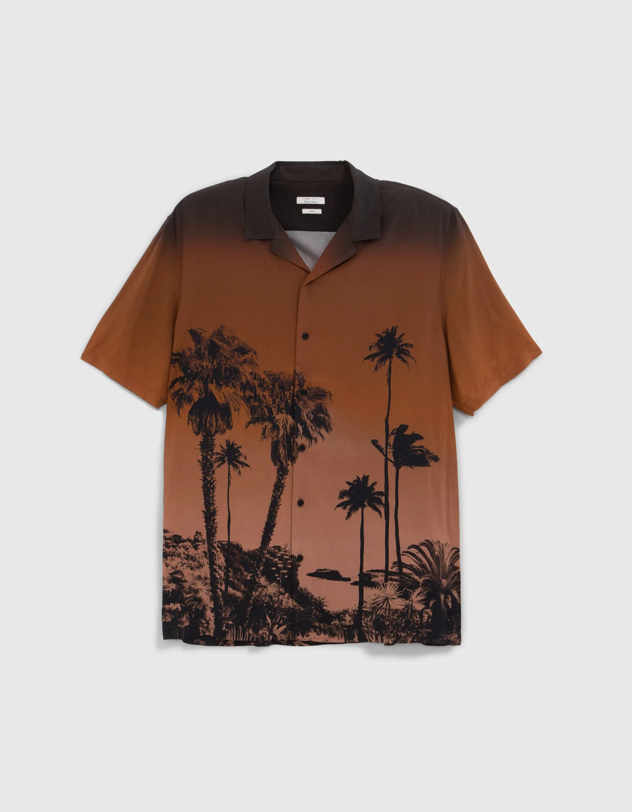 Chemise REGULAR LENZING™ ECOVERO™ visuel palmiers Homme