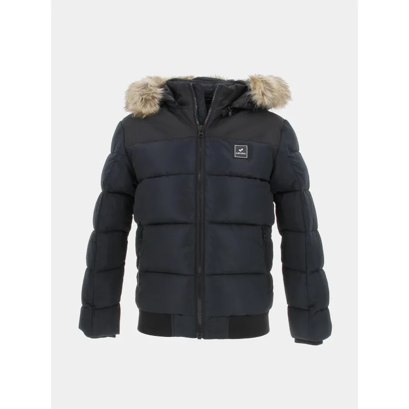 Doudoune eoly noir garçon - Kaporal | wimod