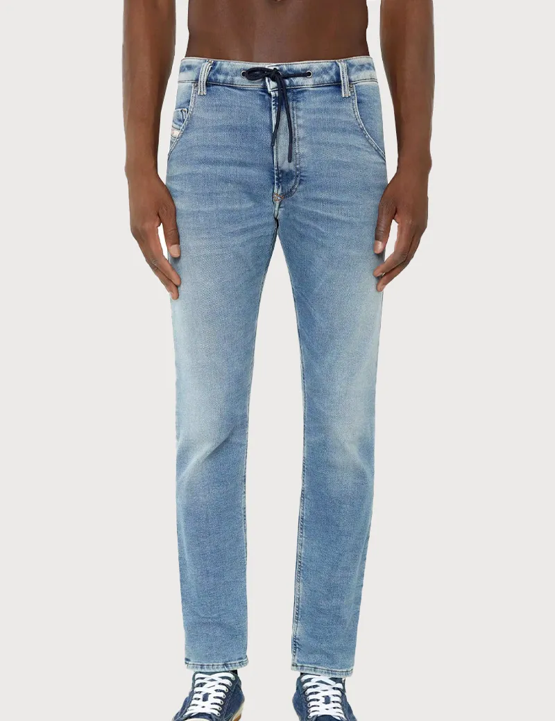 Jean jogging DIESEL - Jean bleu classique confort Krooley 68BA