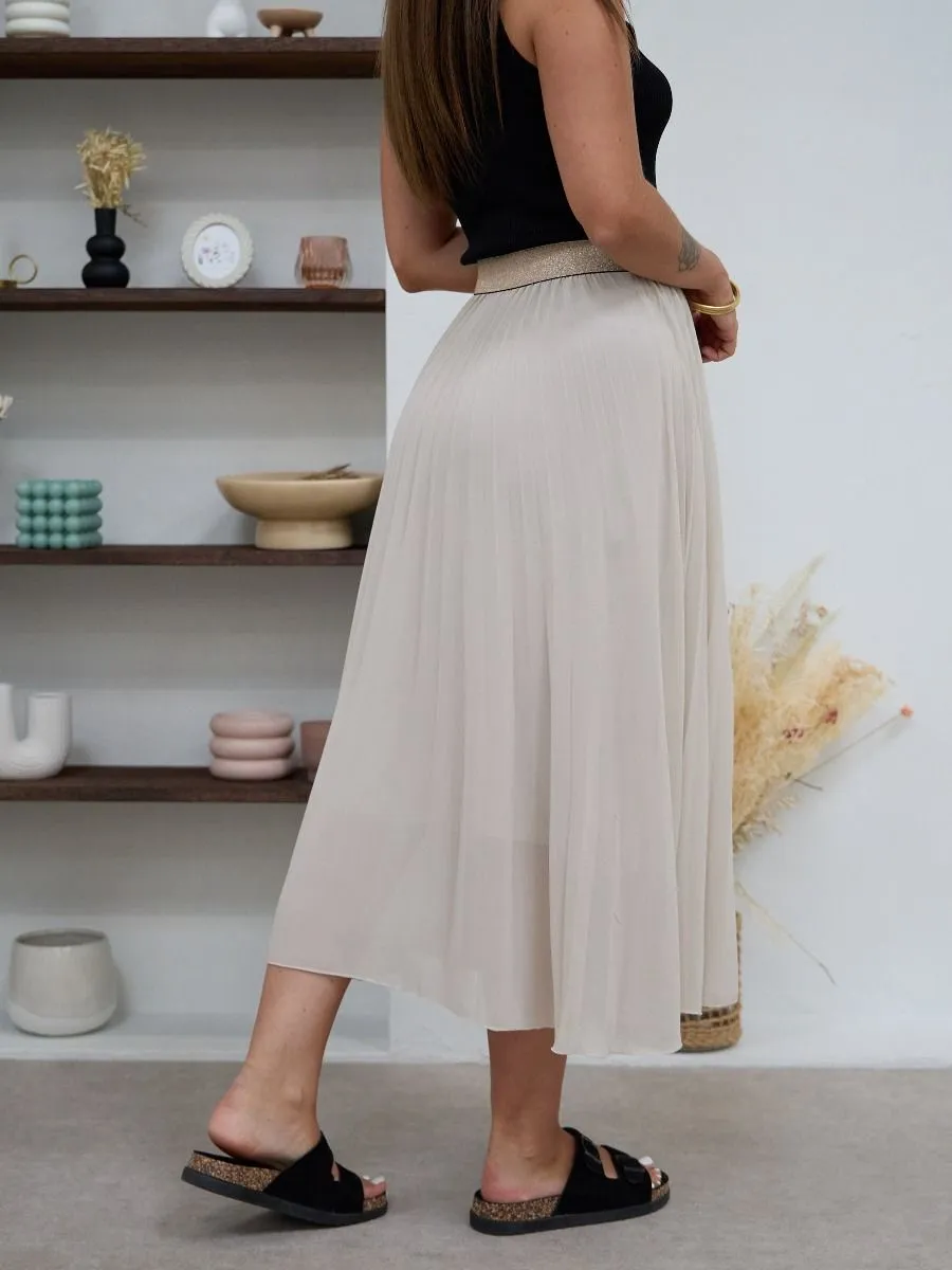 Jupe Alina Beige