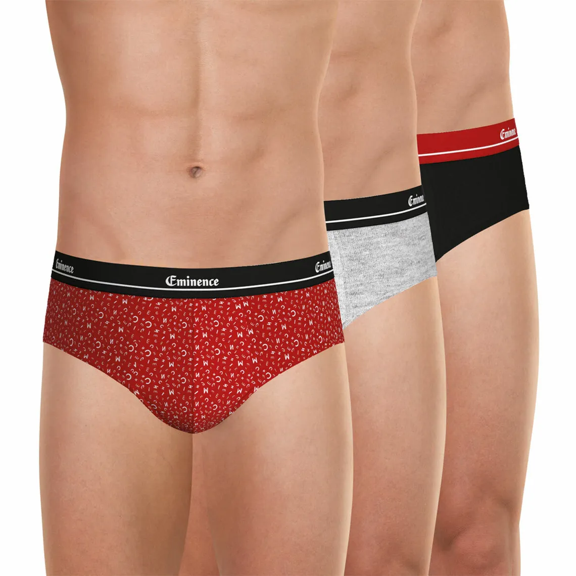 Lot de 3 slips Chic rouge pour homme  | 3 Suisses