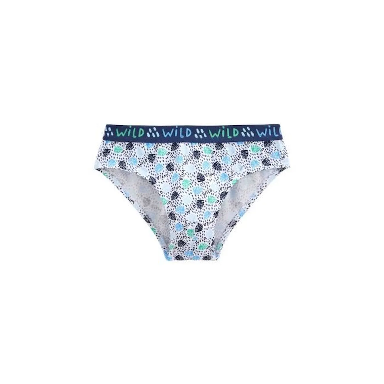 Lot de 3 slips garçon Tiago bleu - Petit Beguin