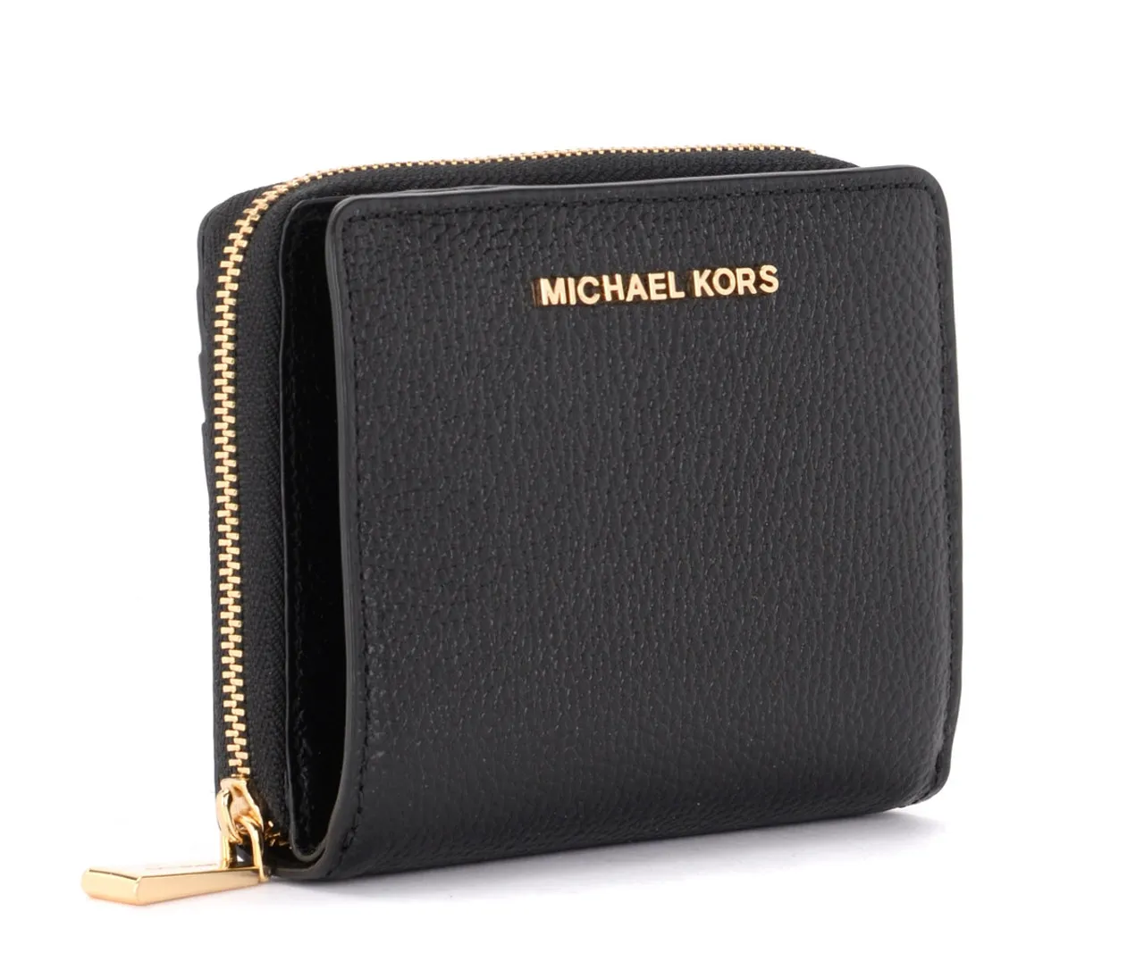 Michael Kors Portefeuille Jet Set en cuir noir 