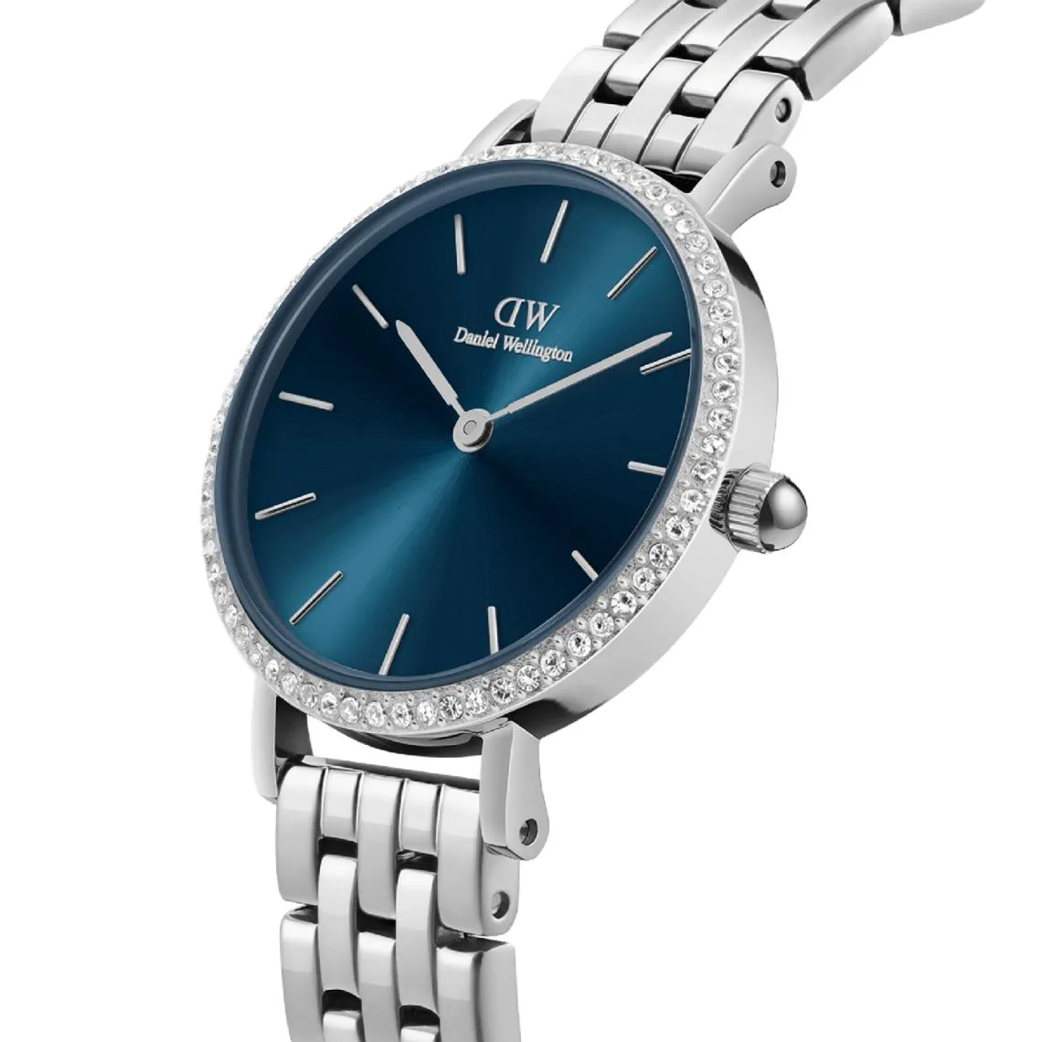 Montre Femme Daniel Wellington  5-Link Bezel - DW00100664 Bracelet Acier Argent | 3 Suisses