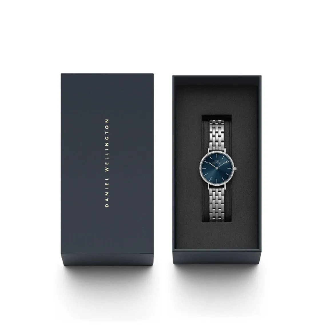 Montre Femme Daniel Wellington  5-Link Bezel - DW00100664 Bracelet Acier Argent | 3 Suisses