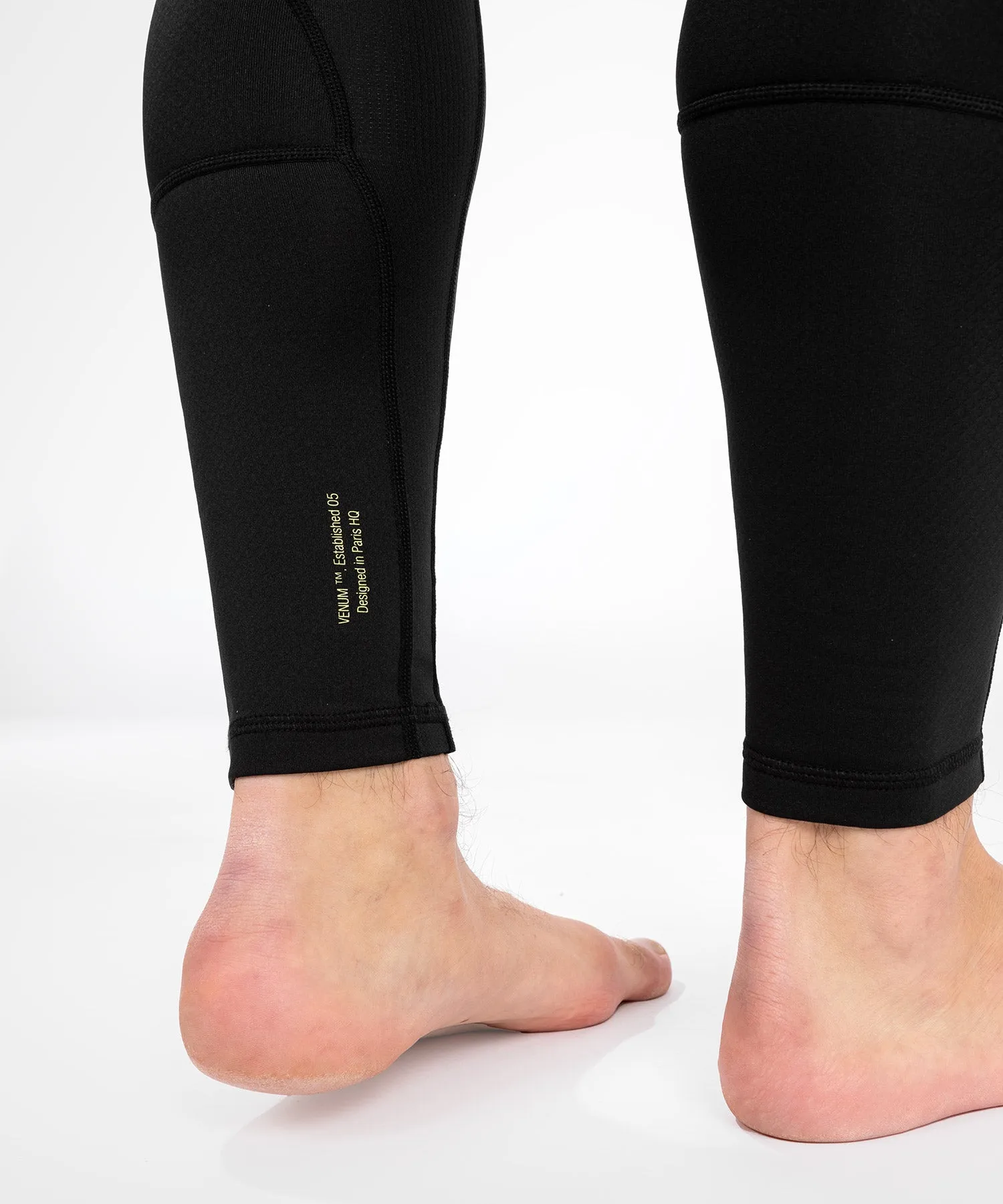 Pantalon de compression pour Hommes Venum Fusion 2.0 - Noir/Jaune