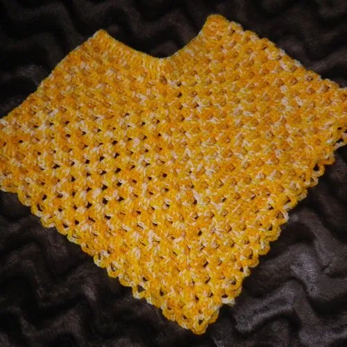Poncho fille de 4 ans