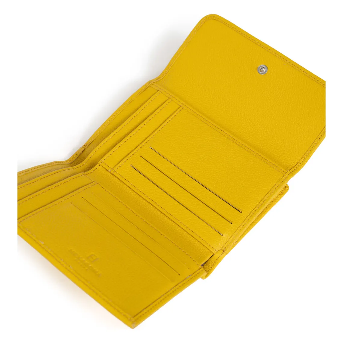 Portefeuille Cuir CONFORT Jaune Leah | 3 Suisses