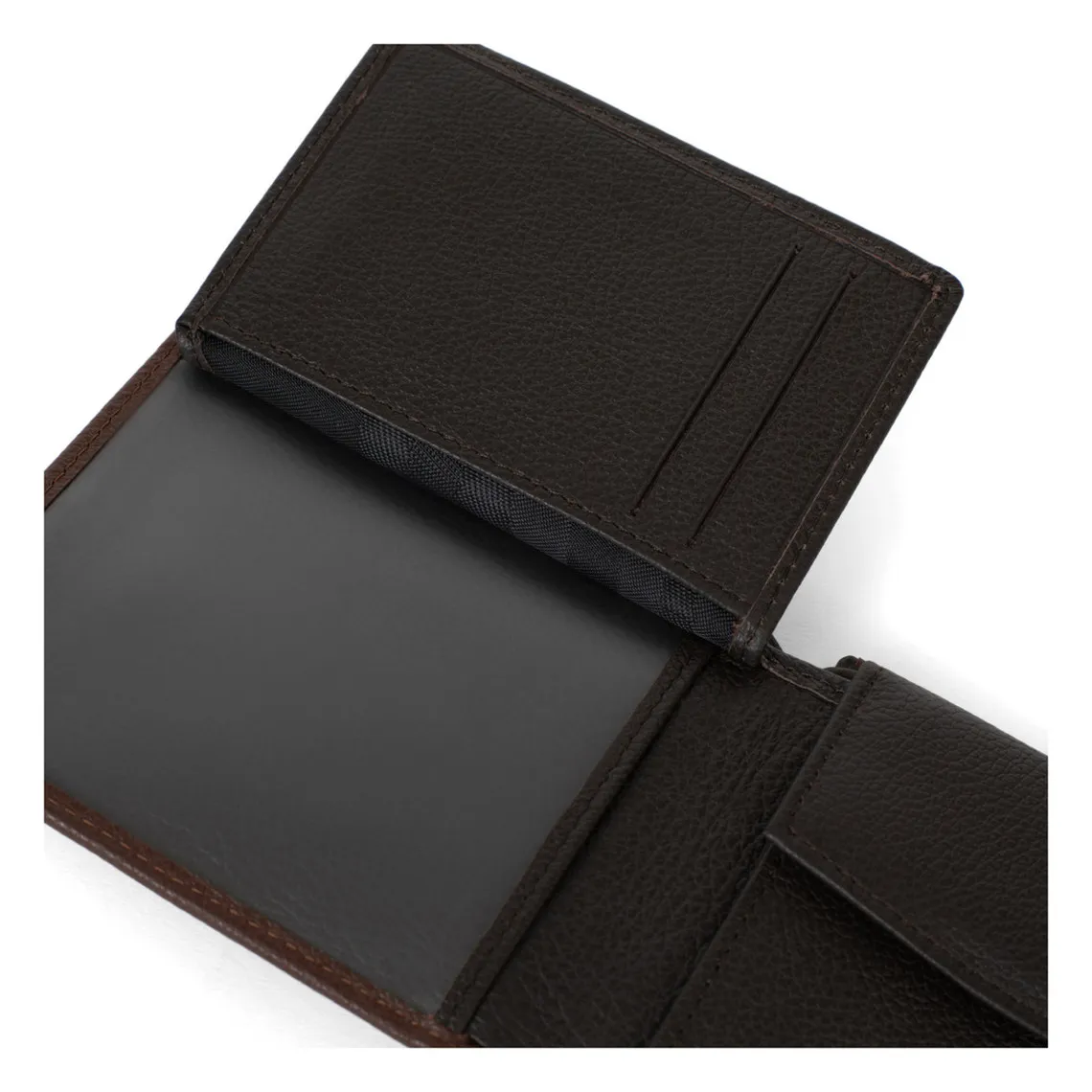 Portefeuille italien Stop RFID Cuir TOGETHER Chocolat/Marron foncé Gabe Daniel Hechter Maroquinerie - Portefeuille & Port