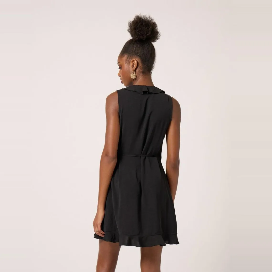 Robe courte portefeuille noir | 3 Suisses