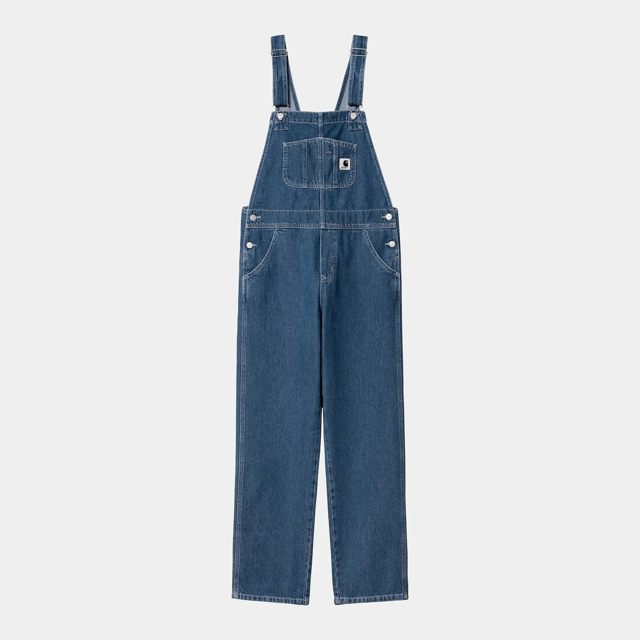 Salopette W'BIB OVERALL STRAIGHT Blue stone washed