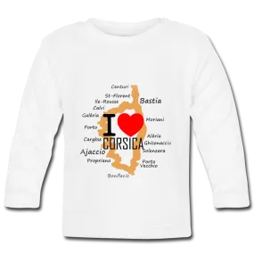 T-shirt Bébé I Love Corsica