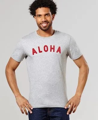T-Shirt femme Aloha (effet velours)