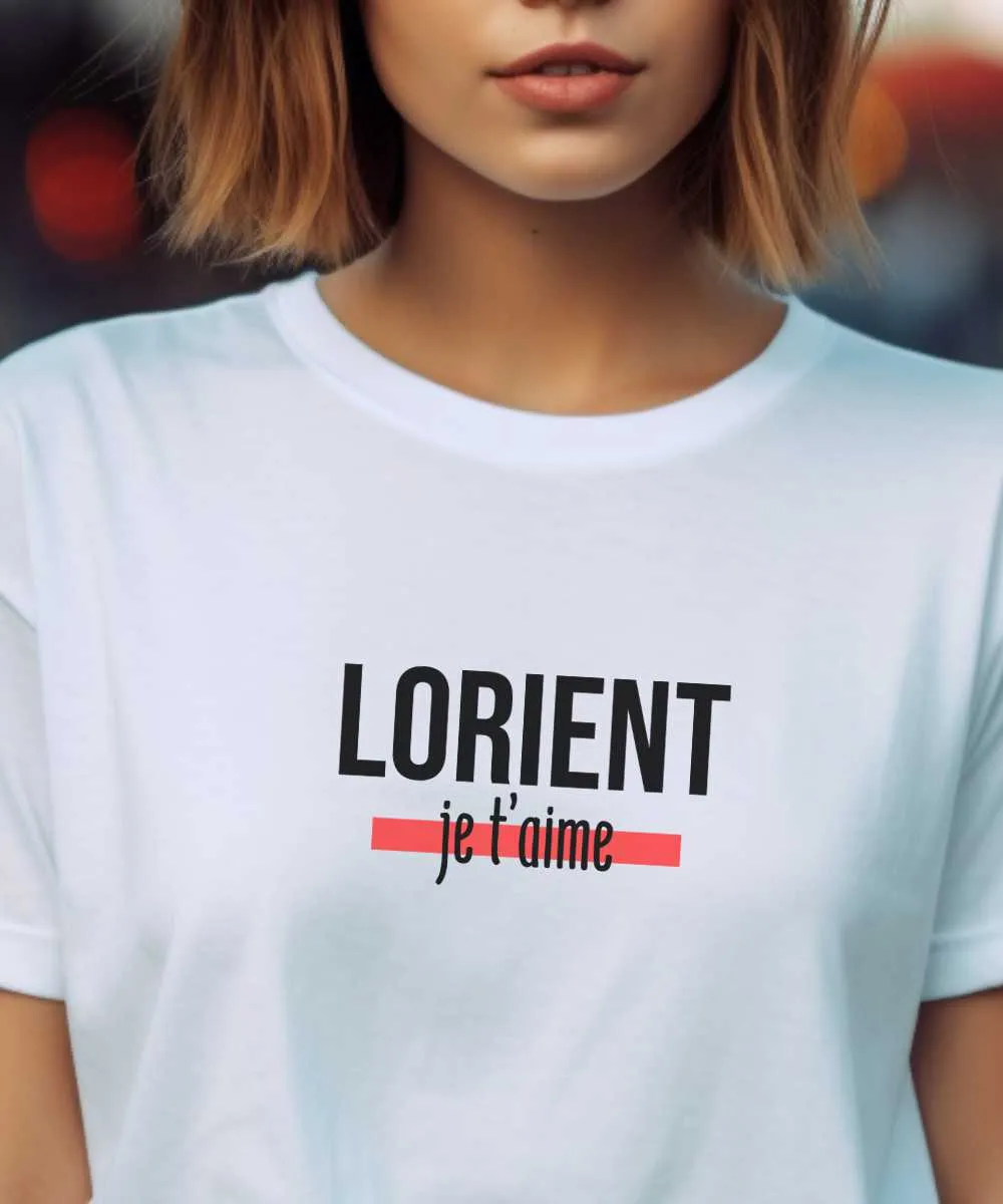 T-Shirt Lorient je t'aime
