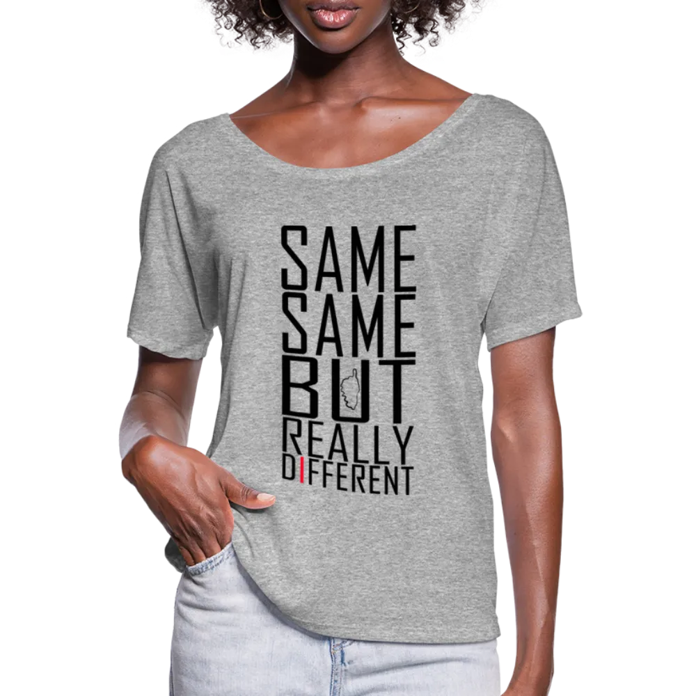 T-shirt manches chauve-souris Same Same
