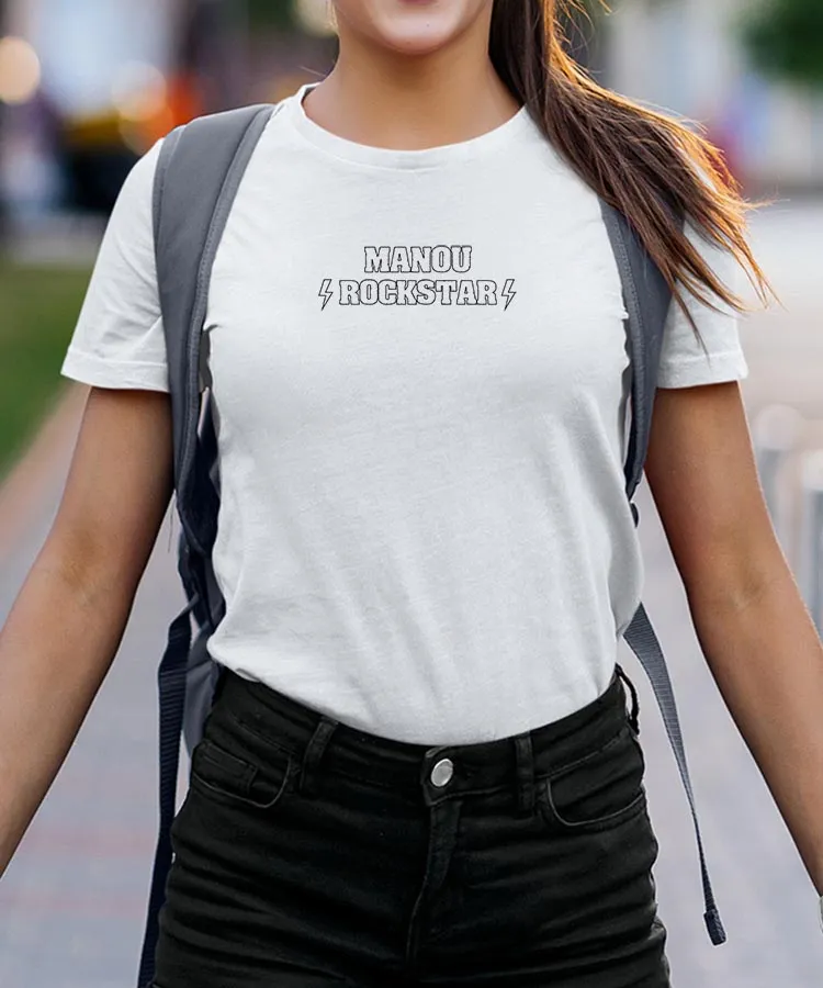 T-Shirt Manou ROCKSTAR Pour femme