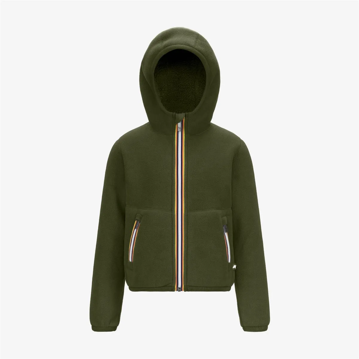Veste Jack sherpa polaire réversible - green K-Way  mixte